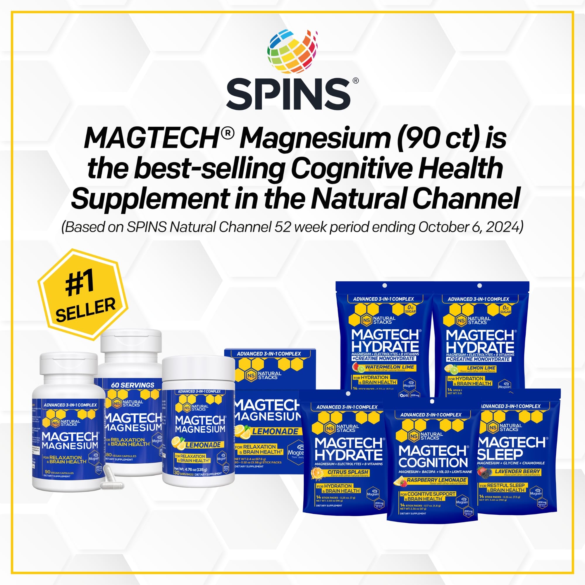 Natural Stacks MagTech powder texture detail illustrating pure, finely milled ingredients