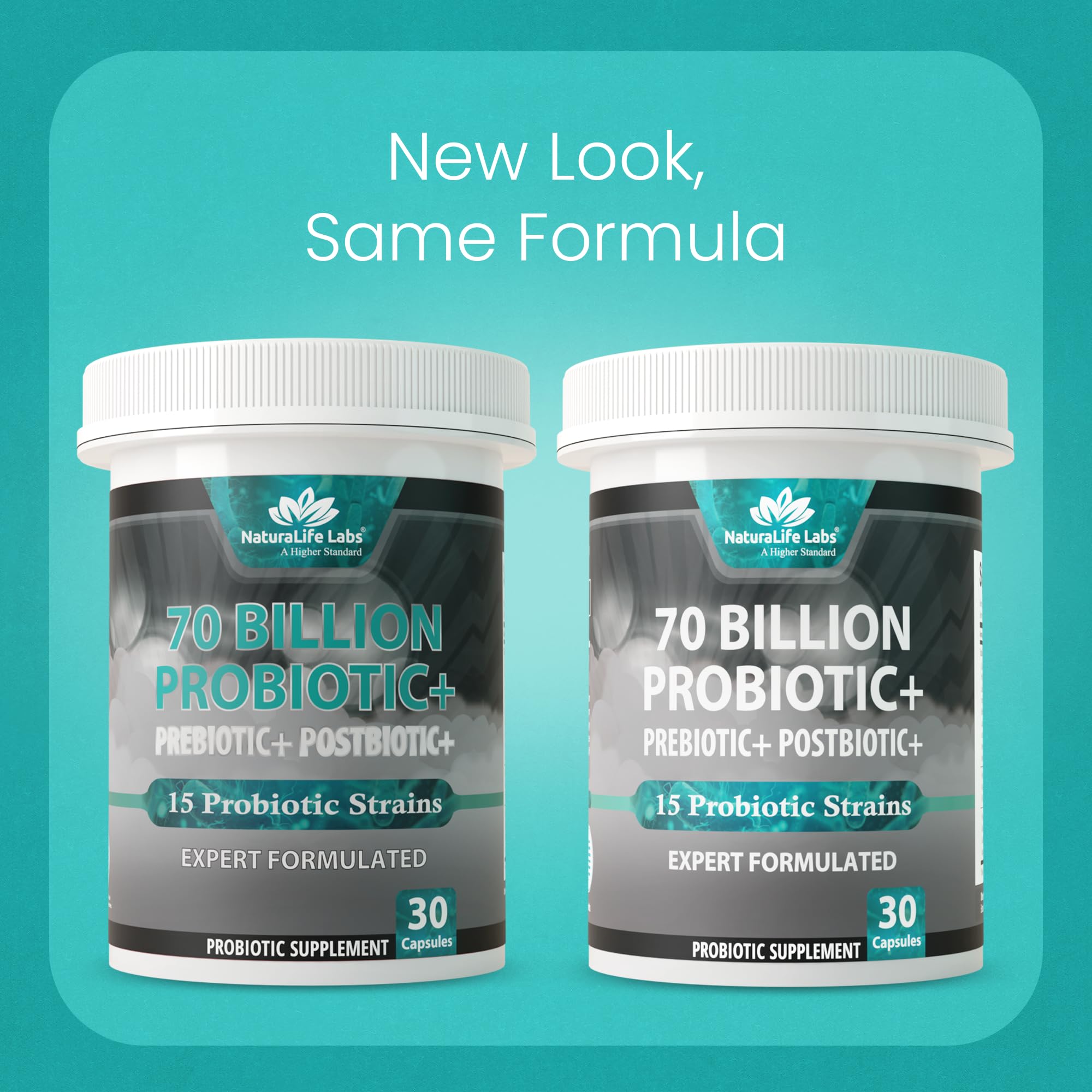 NaturaLife Labs prebiótico orgánico en polvo destacando ingrediente natural