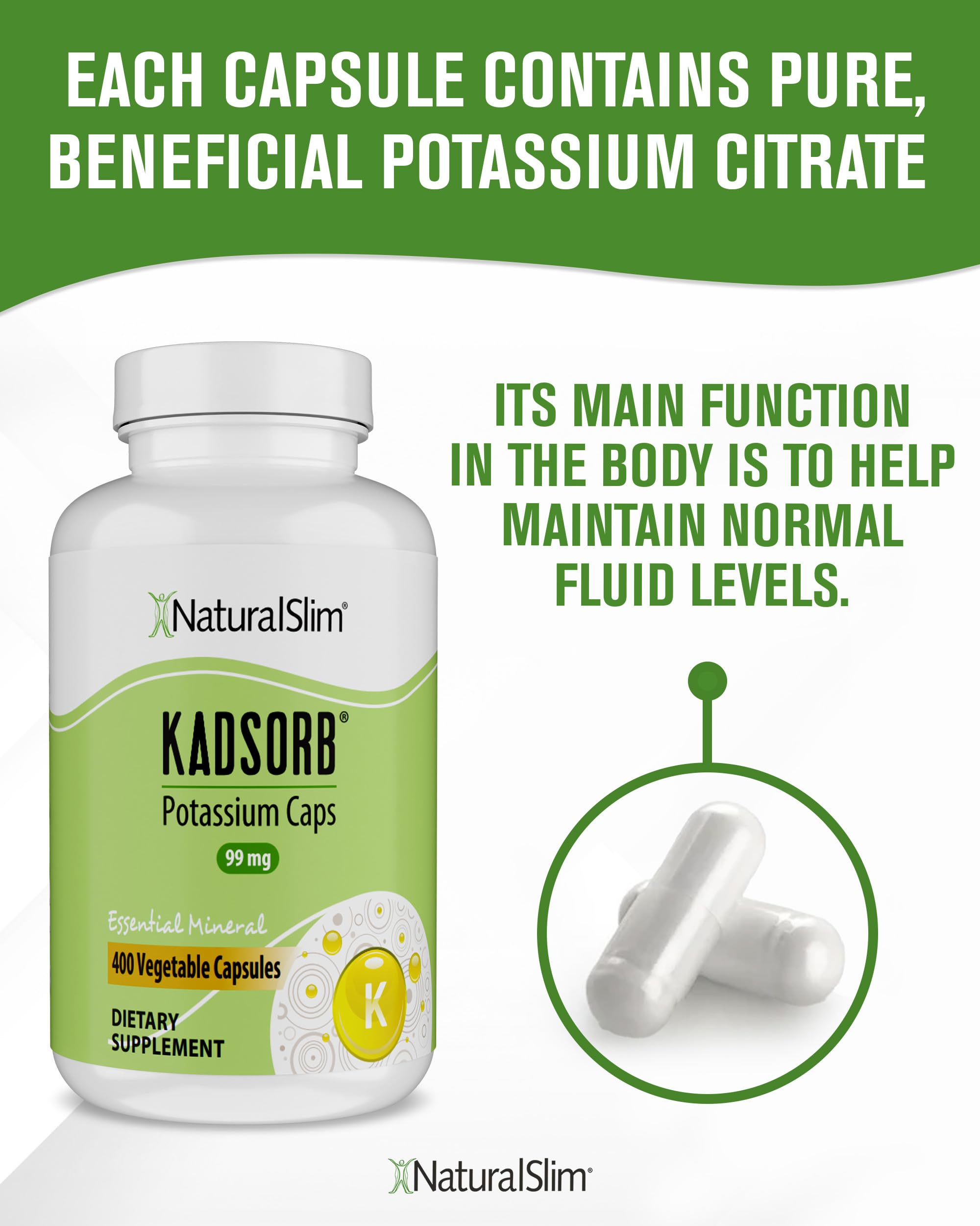 NaturalSlim frasco en mano mostrando dosis diaria conveniente