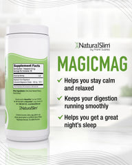 NaturalSlim vaso con polvo disolviéndose, bebida refrescante y cómoda