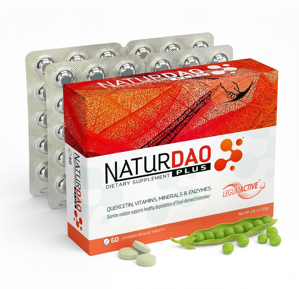 NATURDAO PLUS frente del empaque mostrando marca y 60 tabletas, beneficios de frescura