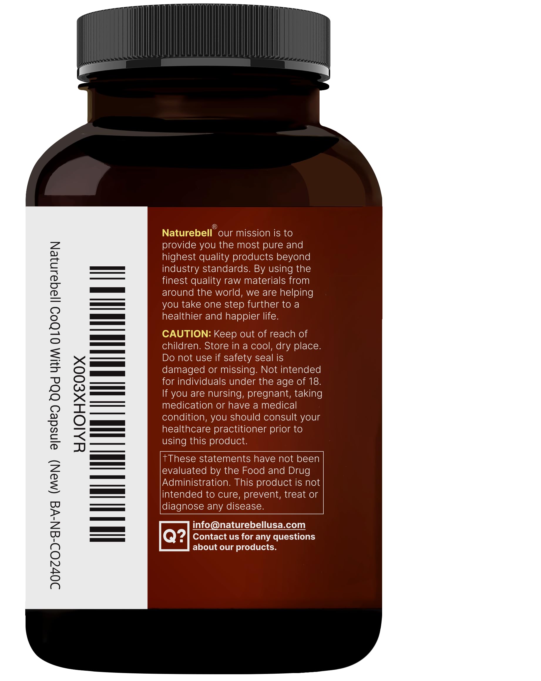 NatureBell detalle de la cápsula vegetal que destaca pureza y formulación estable