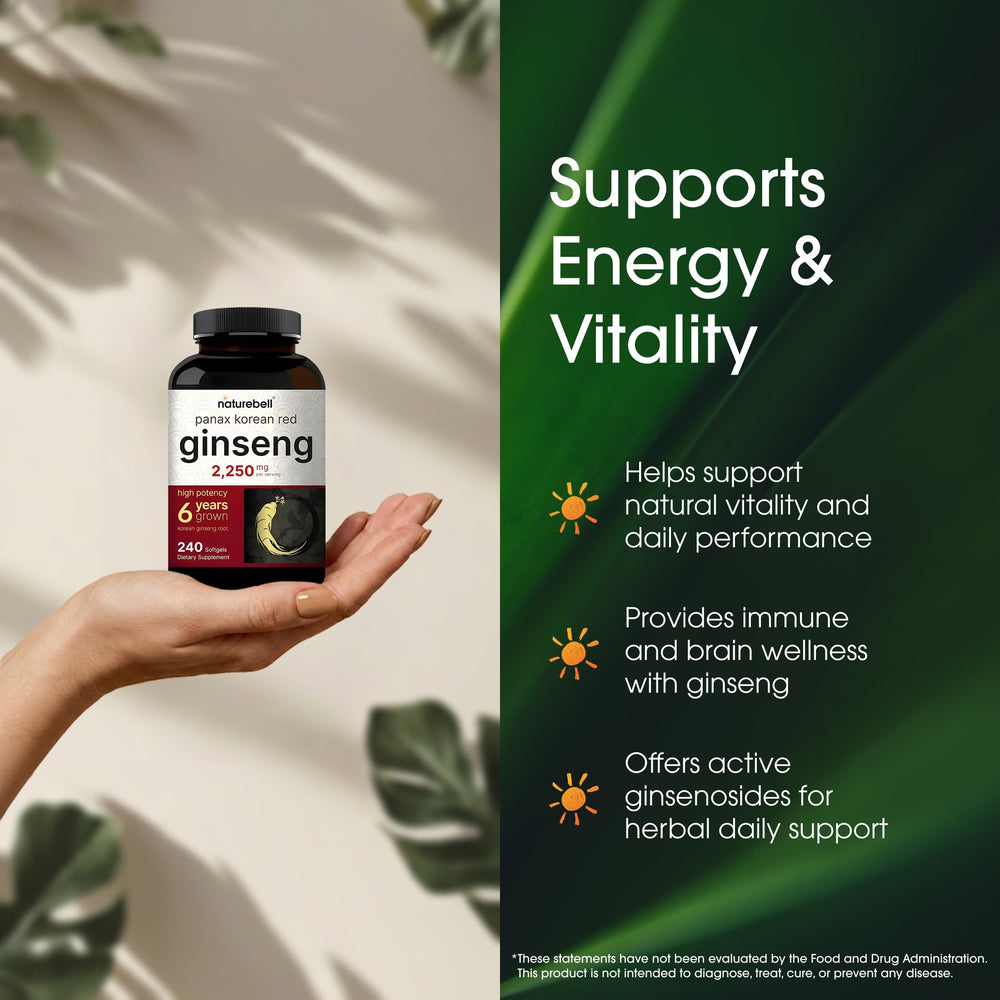 NatureBell frasco abierto con softgels visibles para suministro prolongado