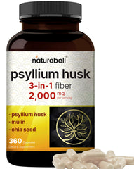 NatureBell frasco frontal mostrando 360 cápsulas y etiqueta clara para identificar el producto