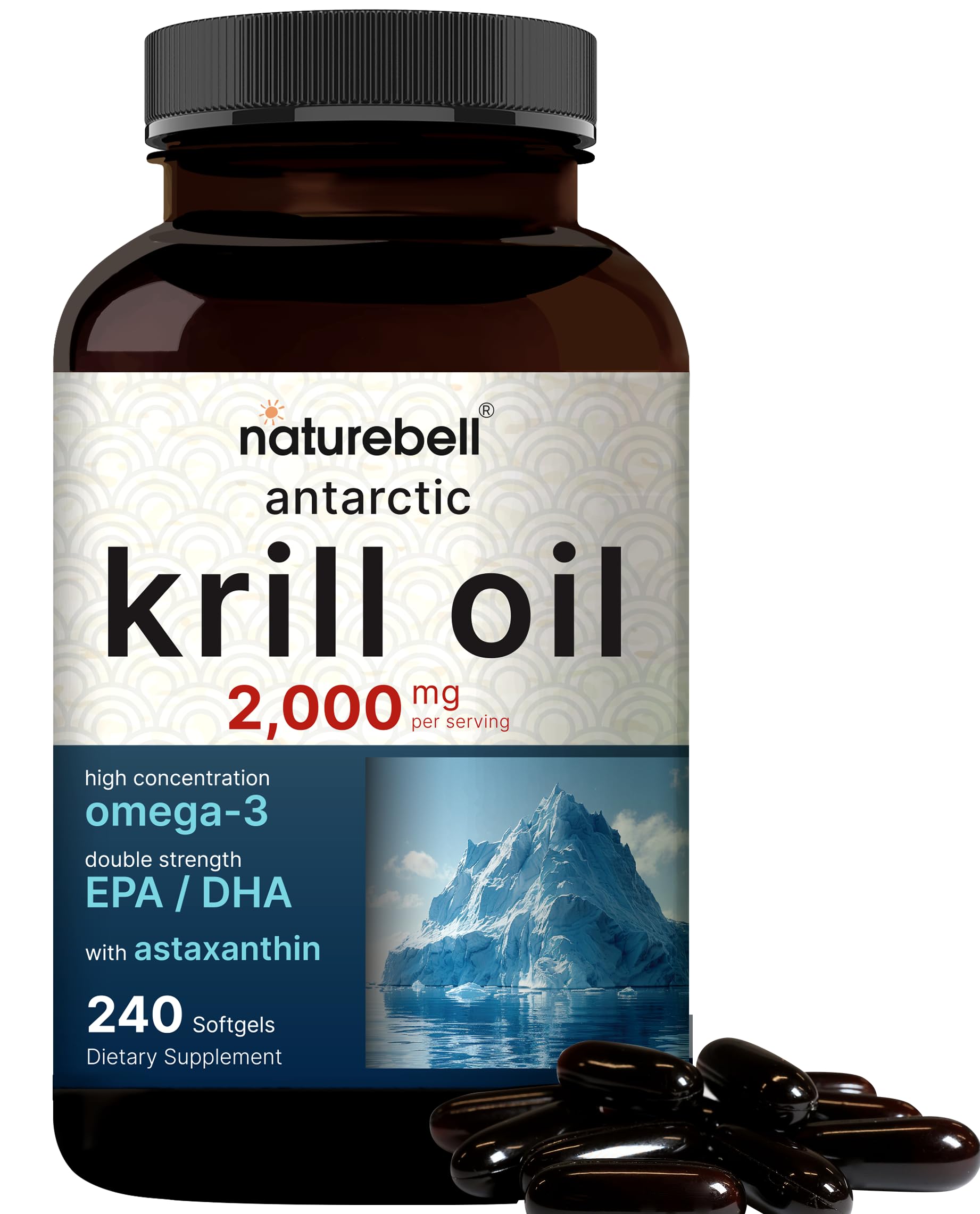 NatureBell front bottle view showing label and supplement benefits