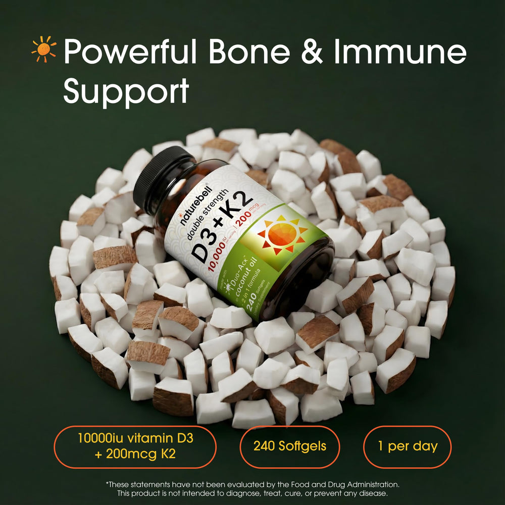NatureBell close-up of amber softgels highlighting smooth easy-to-swallow surface