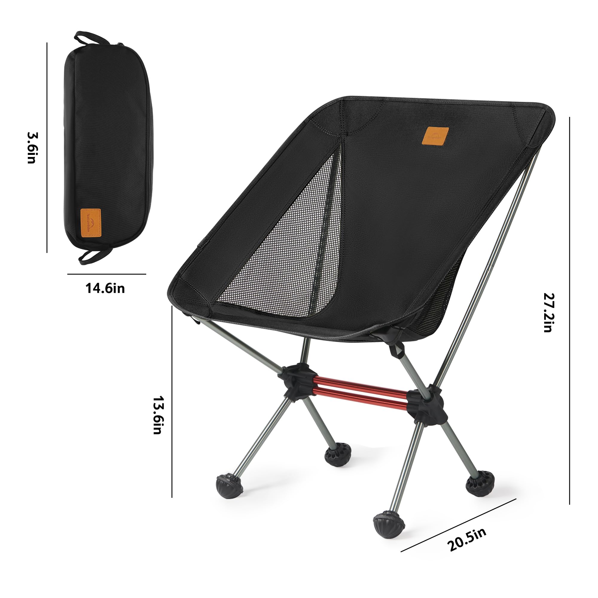 Naturehike YL08 funda usada como bolsillo para teléfono y llaves junto al asiento