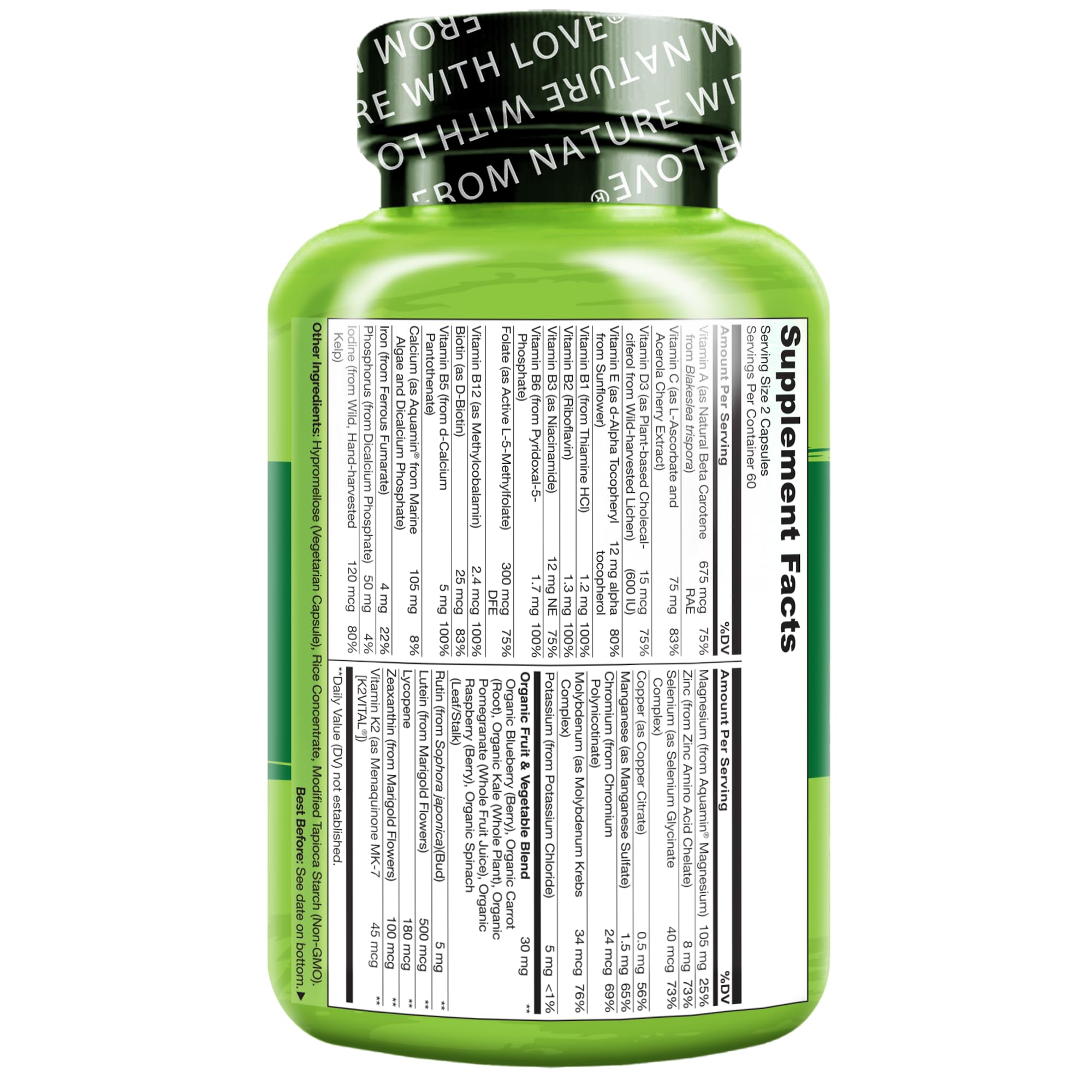 NATURELO ambiente familiar con joven y suplemento para apoyo nutricional