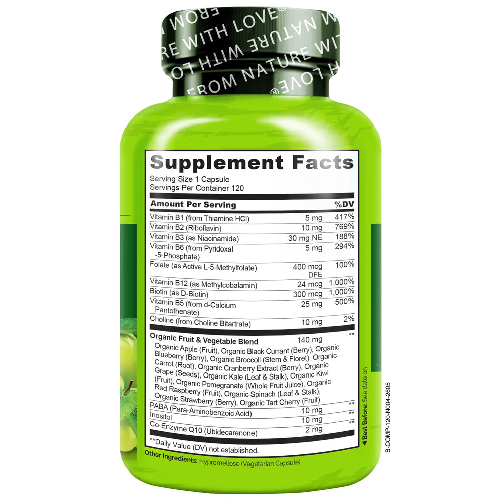 NATURELO etiqueta nutricional primer plano con formas activas B