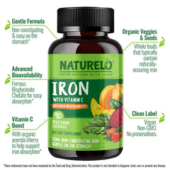 NATURELO capsule close-up highlighting texture and easy-swallow design