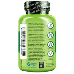 NATURELO detalle de la etiqueta mostrando vitaminas y minerales clave