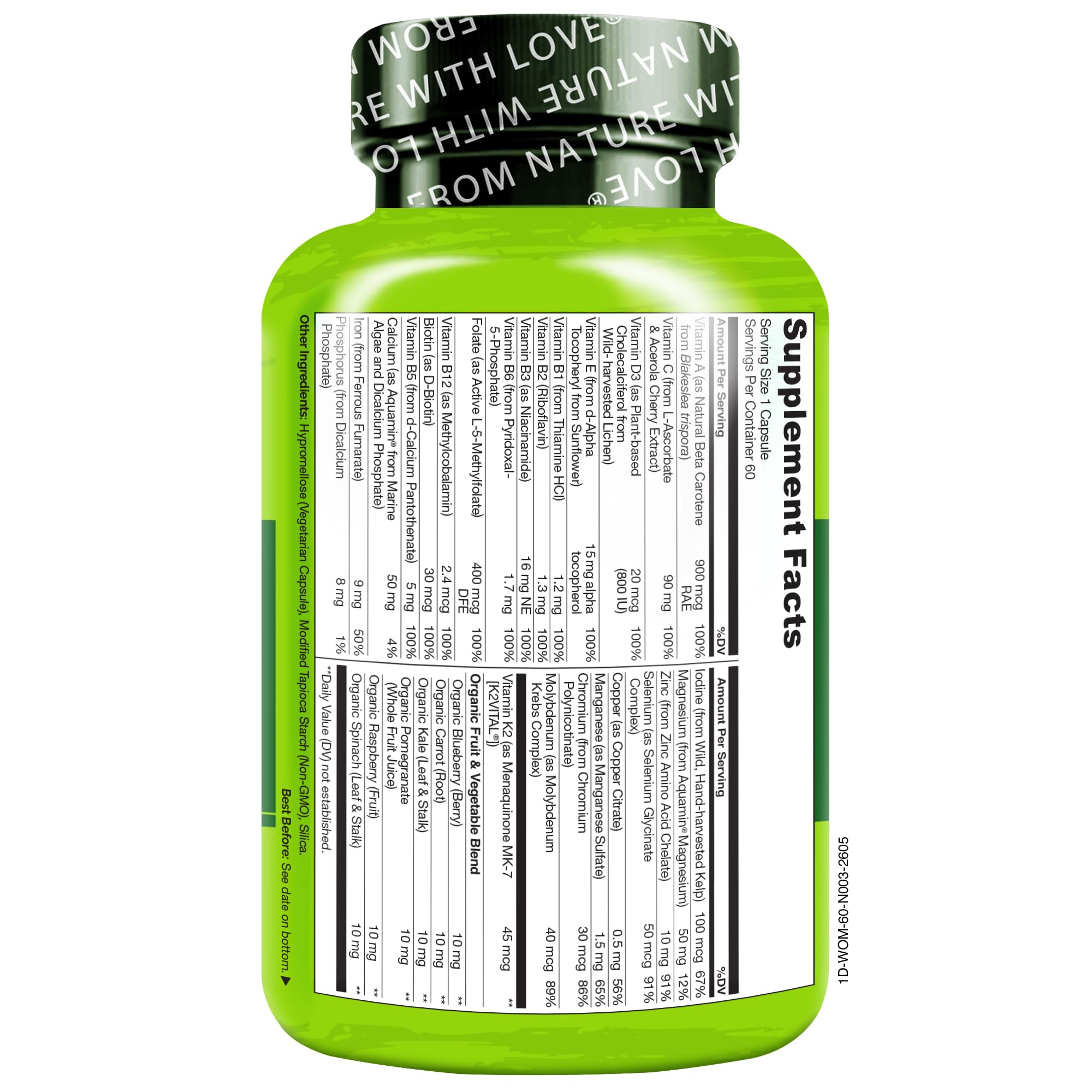 NATURELO multivitamínico en desayuno saludable para energía