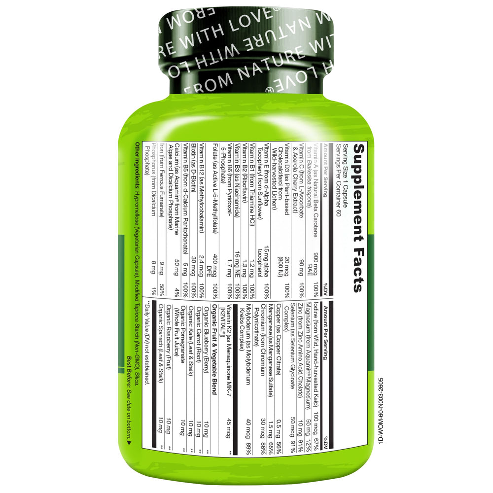 NATURELO multivitamínico en desayuno saludable para energía