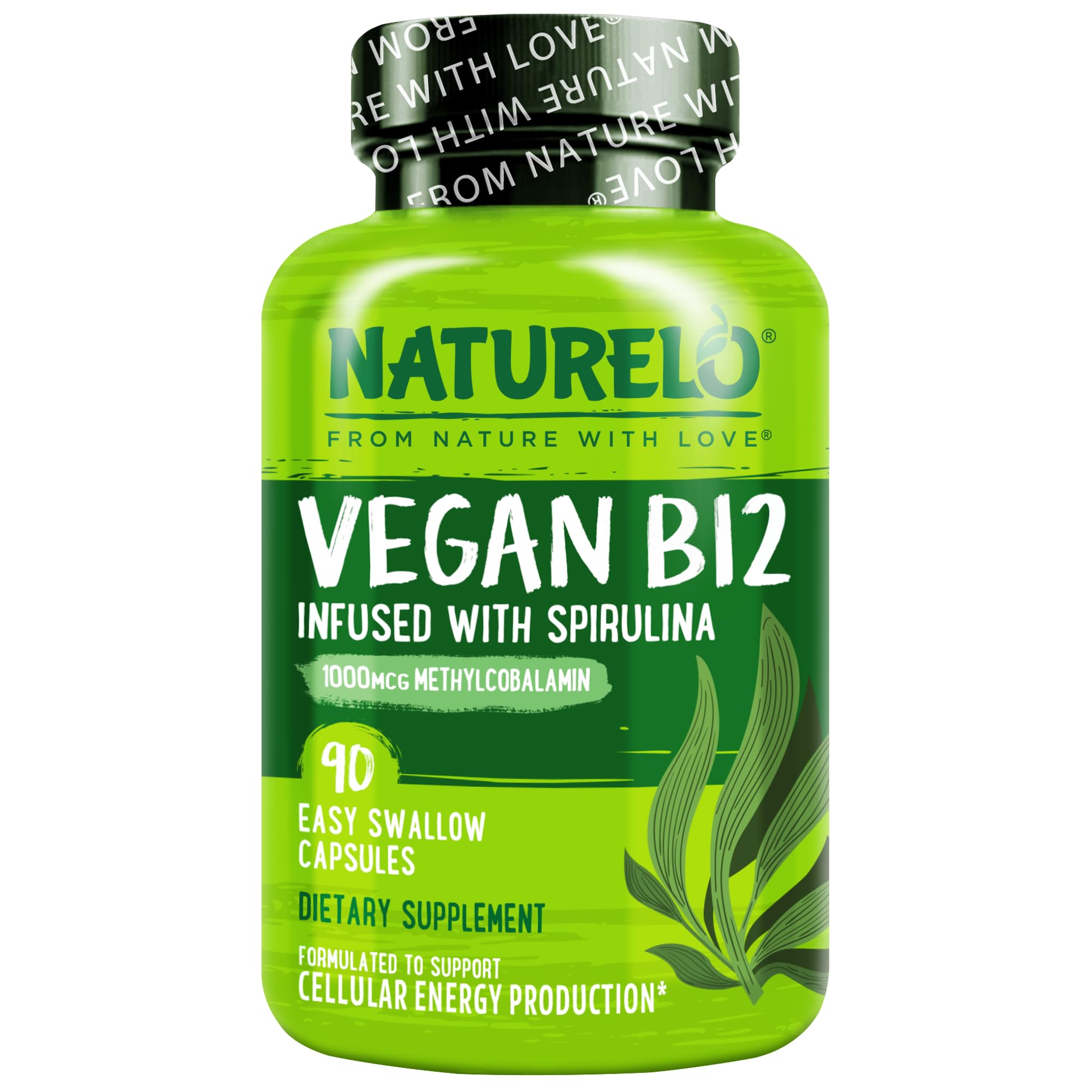 NATURELO frente del envase mostrando diseño y ventaja vegana