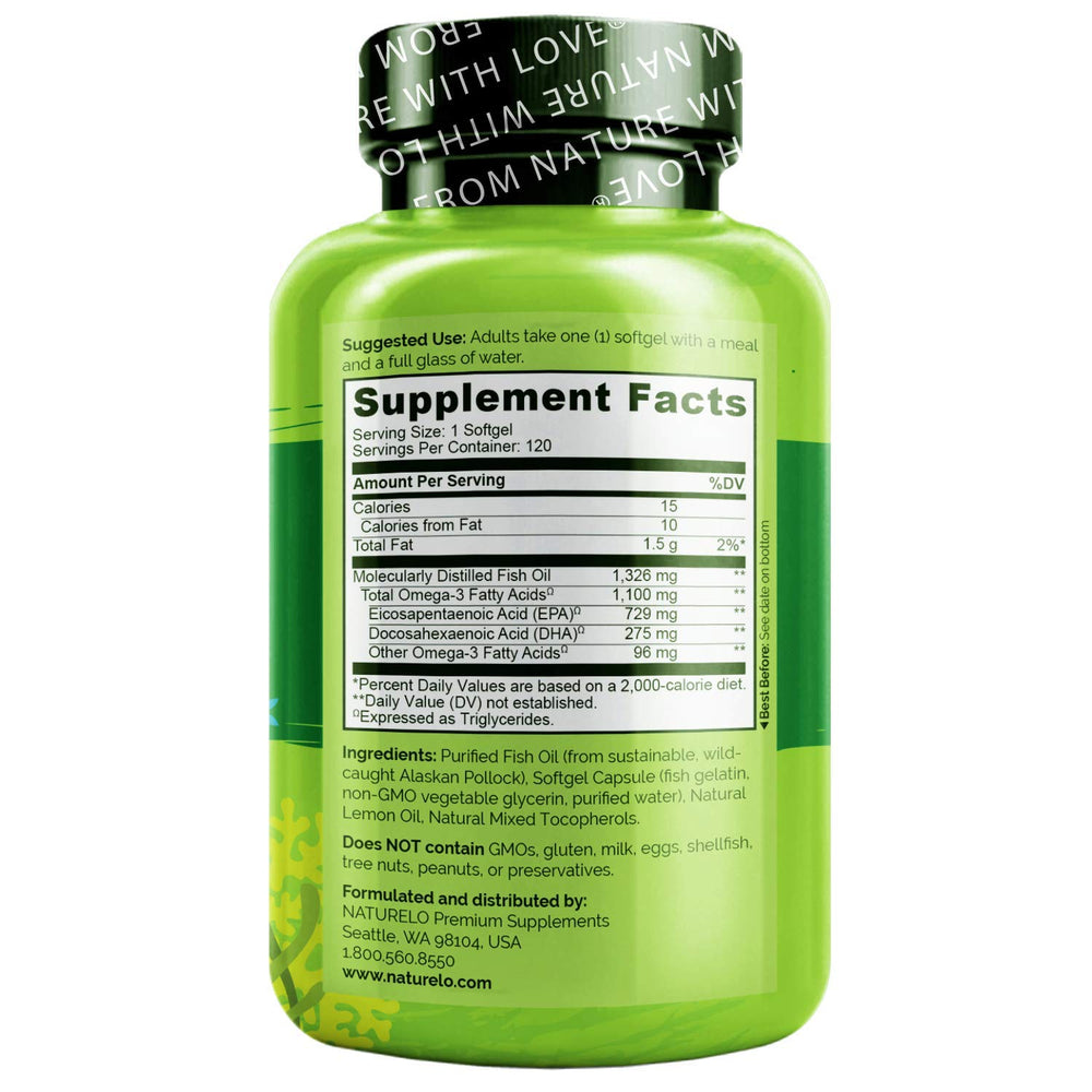 NATURELO corte de cápsula mostrando aceite puro para absorción óptima