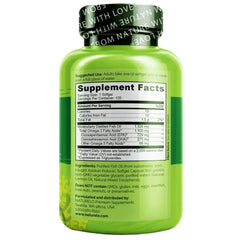 NATURELO corte de cápsula mostrando aceite puro para absorción óptima