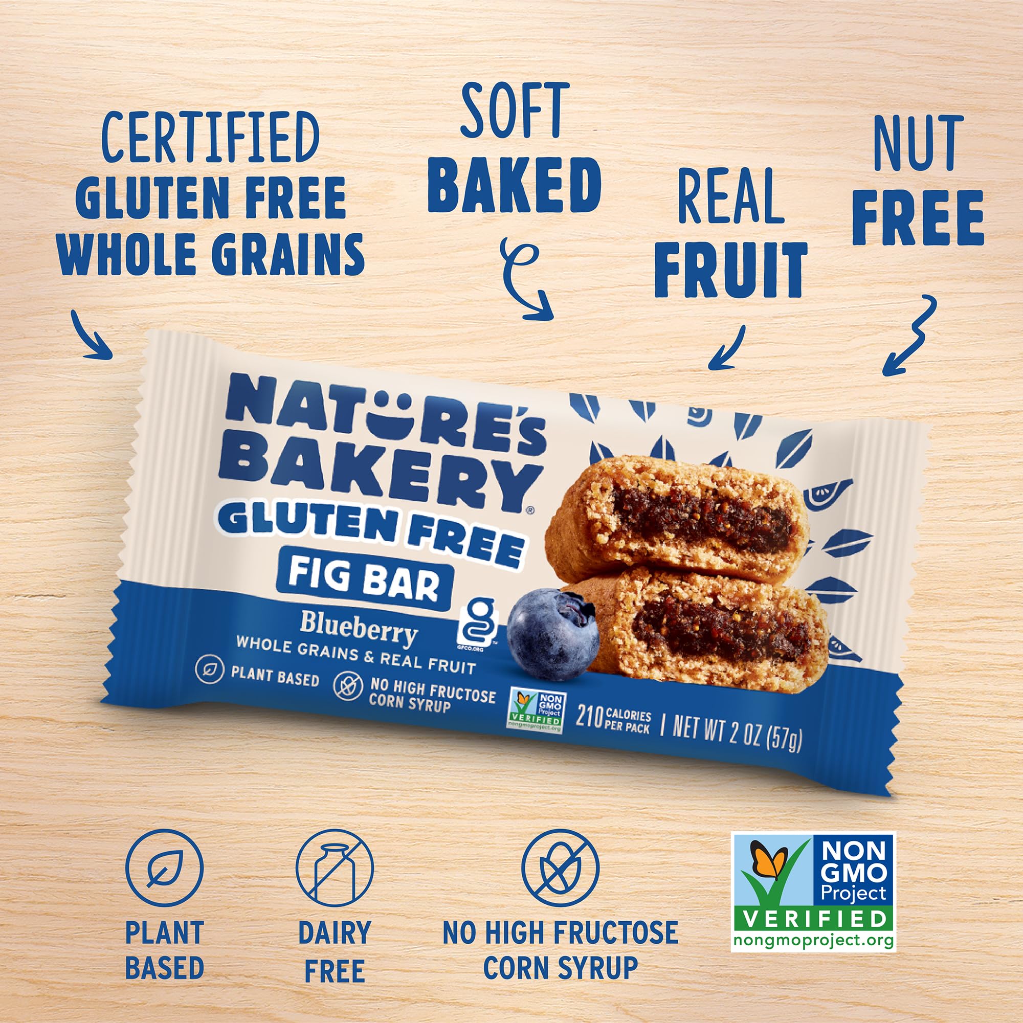 Nature's Bakery seis paquetes en caja lista para almacenamiento y reparto