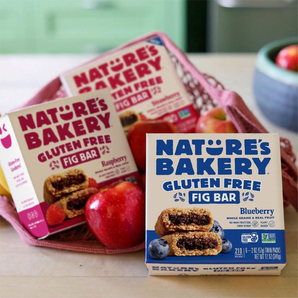 Nature's Bakery etiqueta nutricional clara con información para dietas especiales
