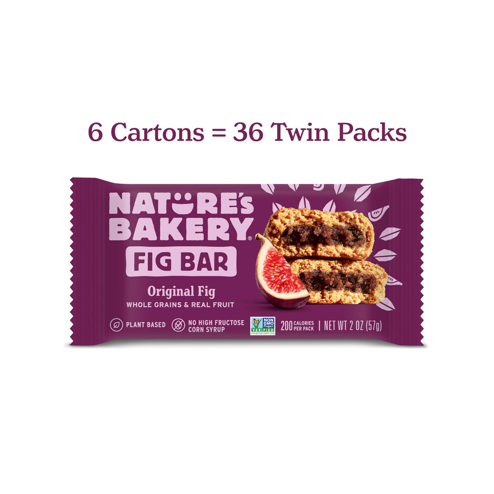 Nature's Bakery textura suave de la masa integral con apariencia horneada