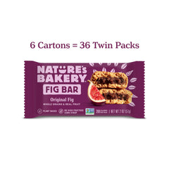 Nature's Bakery textura suave de la masa integral con apariencia horneada