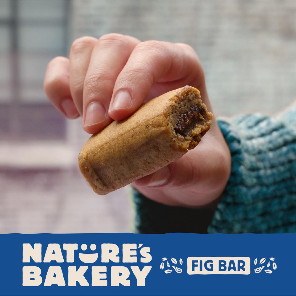 Nature's Bakery disposición en mesa de desayuno para familias activas