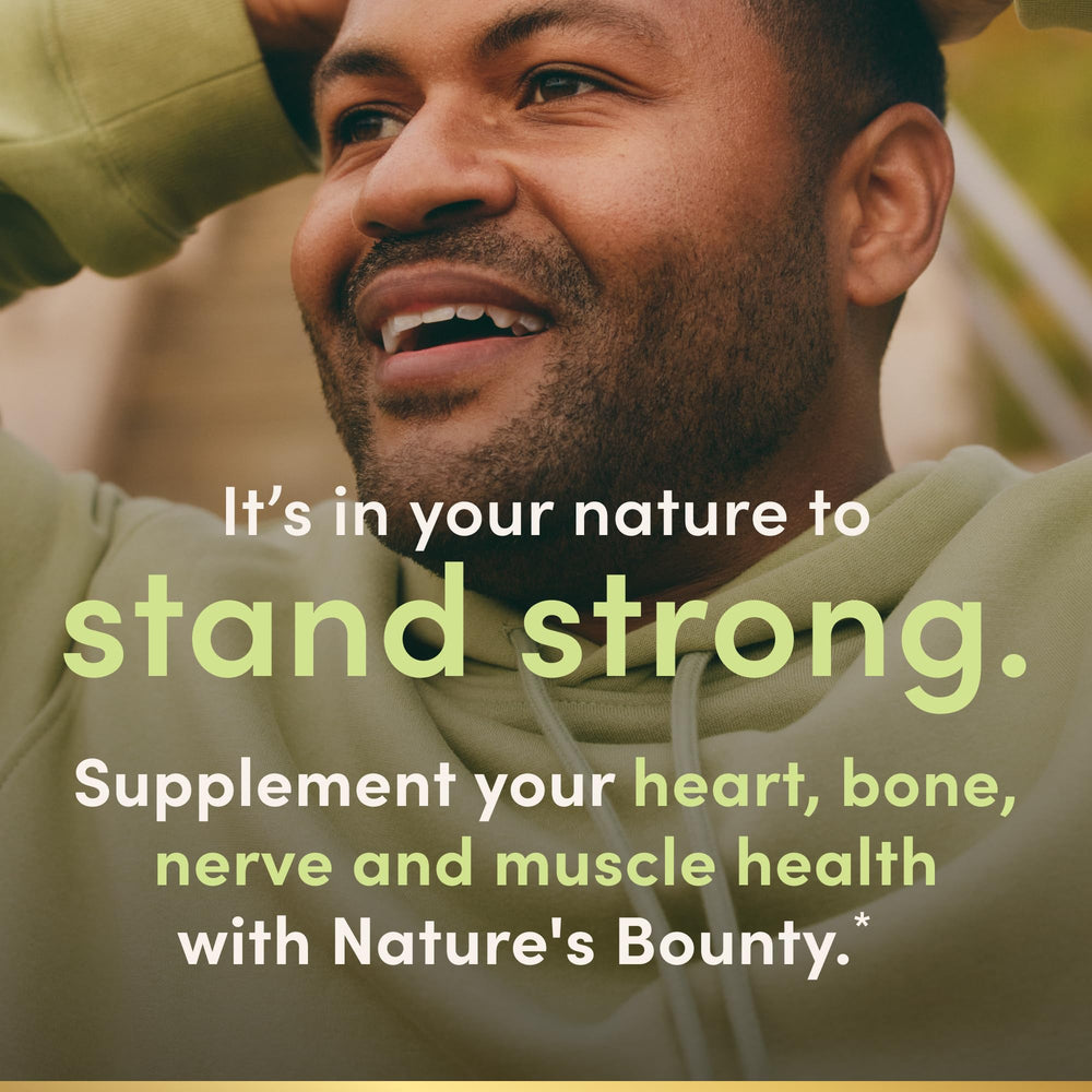Nature's Bounty etiqueta con ingredientes y datos de dosificación legibles