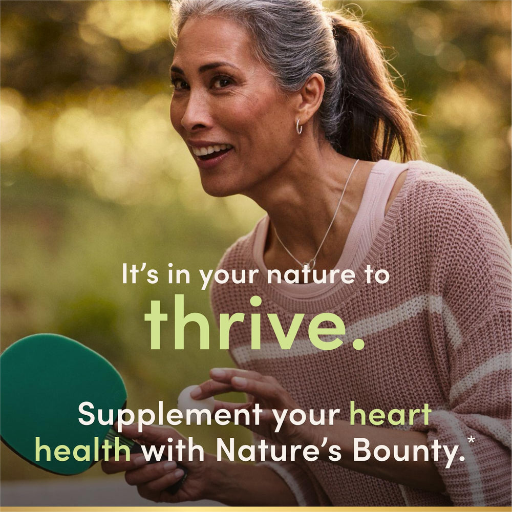 Nature's Bounty botella abierta con softgels para visualización del contenido