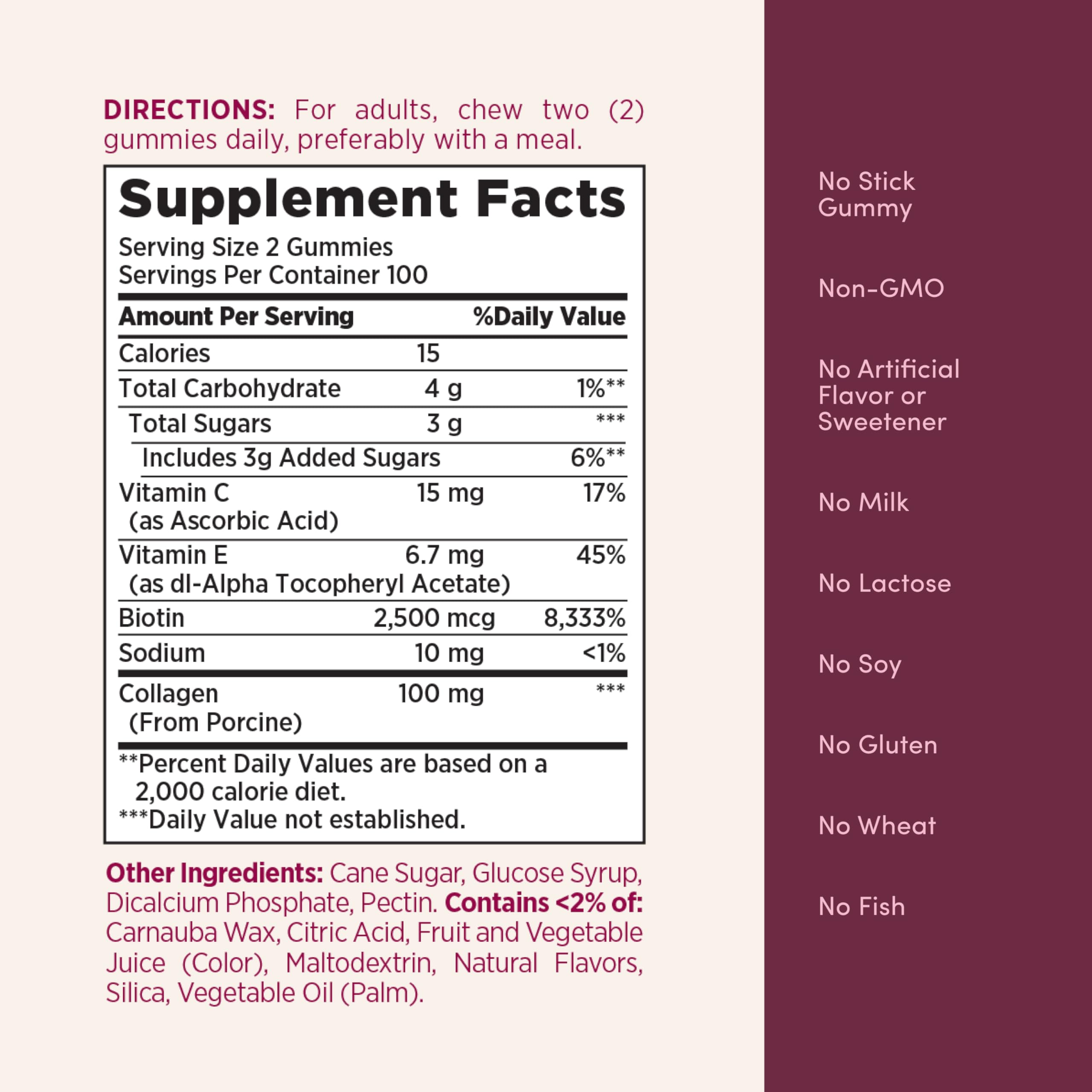 Nature's Bounty gomitas junto a desayuno, mostrando integración en rutina