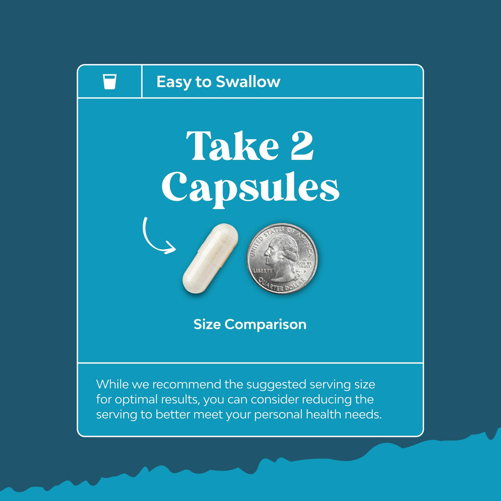 Person taking Natures Craft capsule at a desk to boost focus
