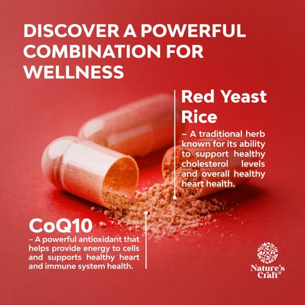 Natures Craft red yeast rice powder texture conveying concentrated extract