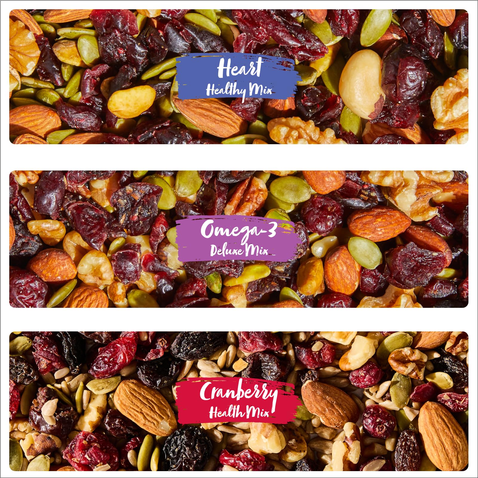 Nature's Garden etiqueta con ingredientes claros y beneficios sin aditivos