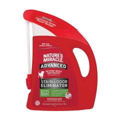Nature's Miracle botella frontal 64 oz mostrando etiqueta y tamaño