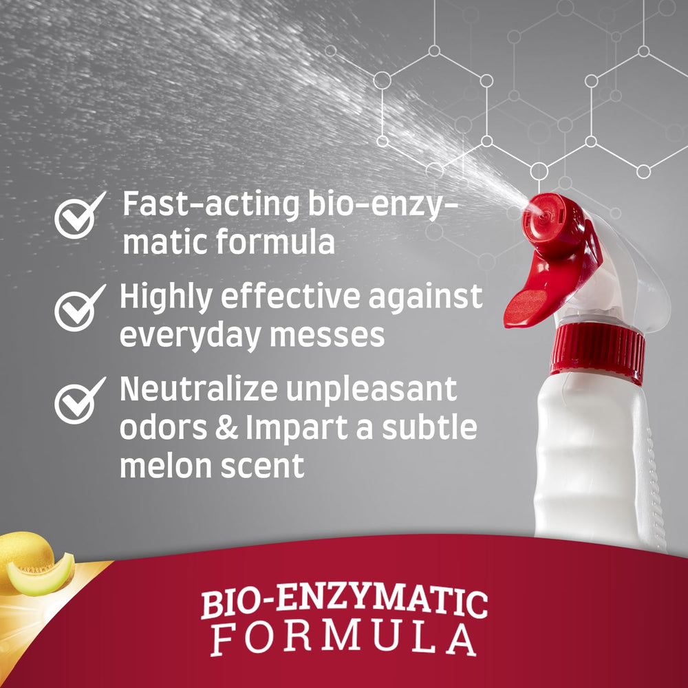 Nature's Miracle cleaning carpet in use removing pet stain effectively
