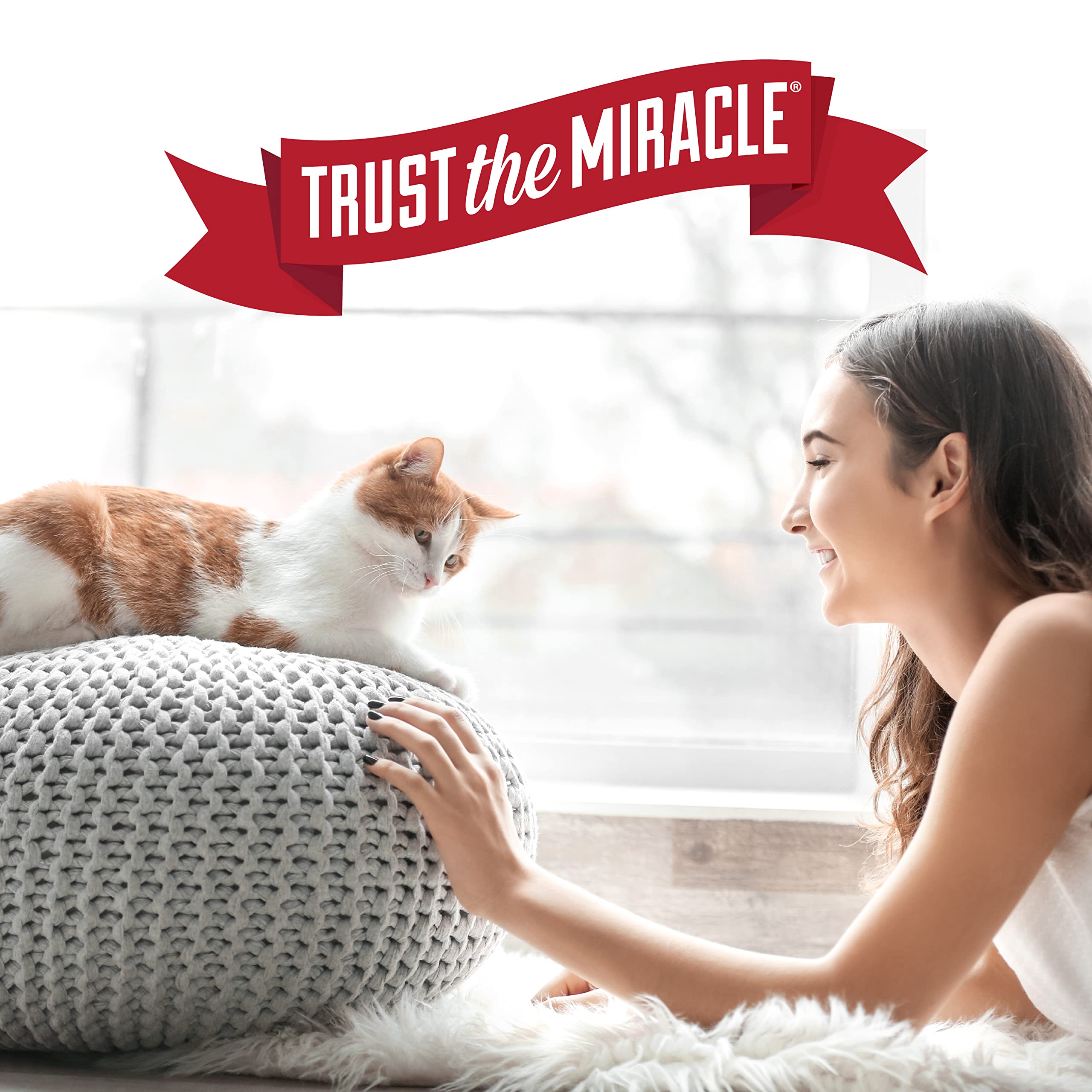 Nature's Miracle back label displaying directions and guarantee information