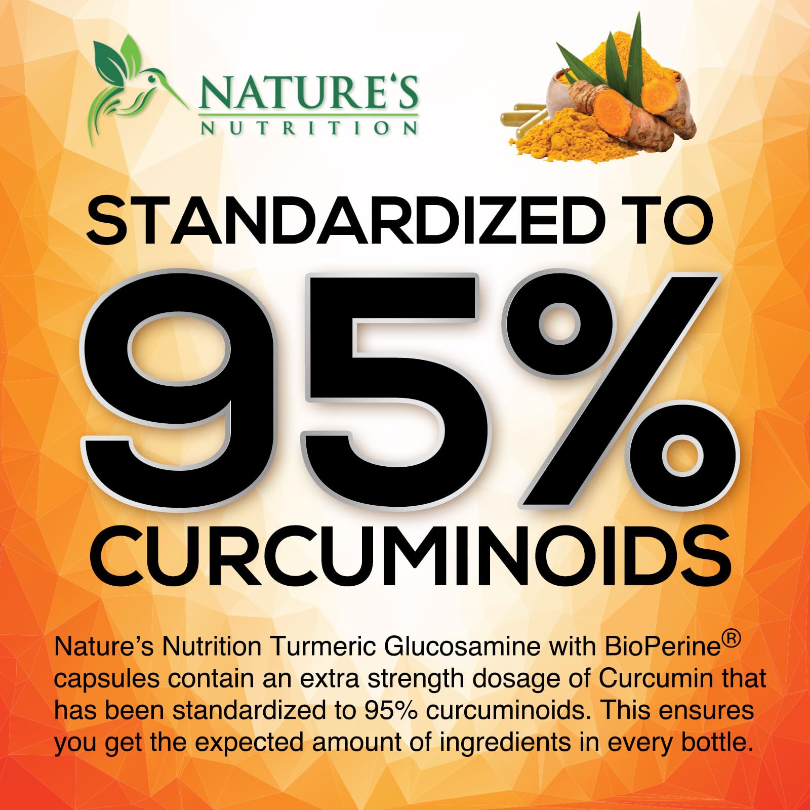 Nature's Nutrition cápsulas apiladas ilustrando el contenido de 240 unidades