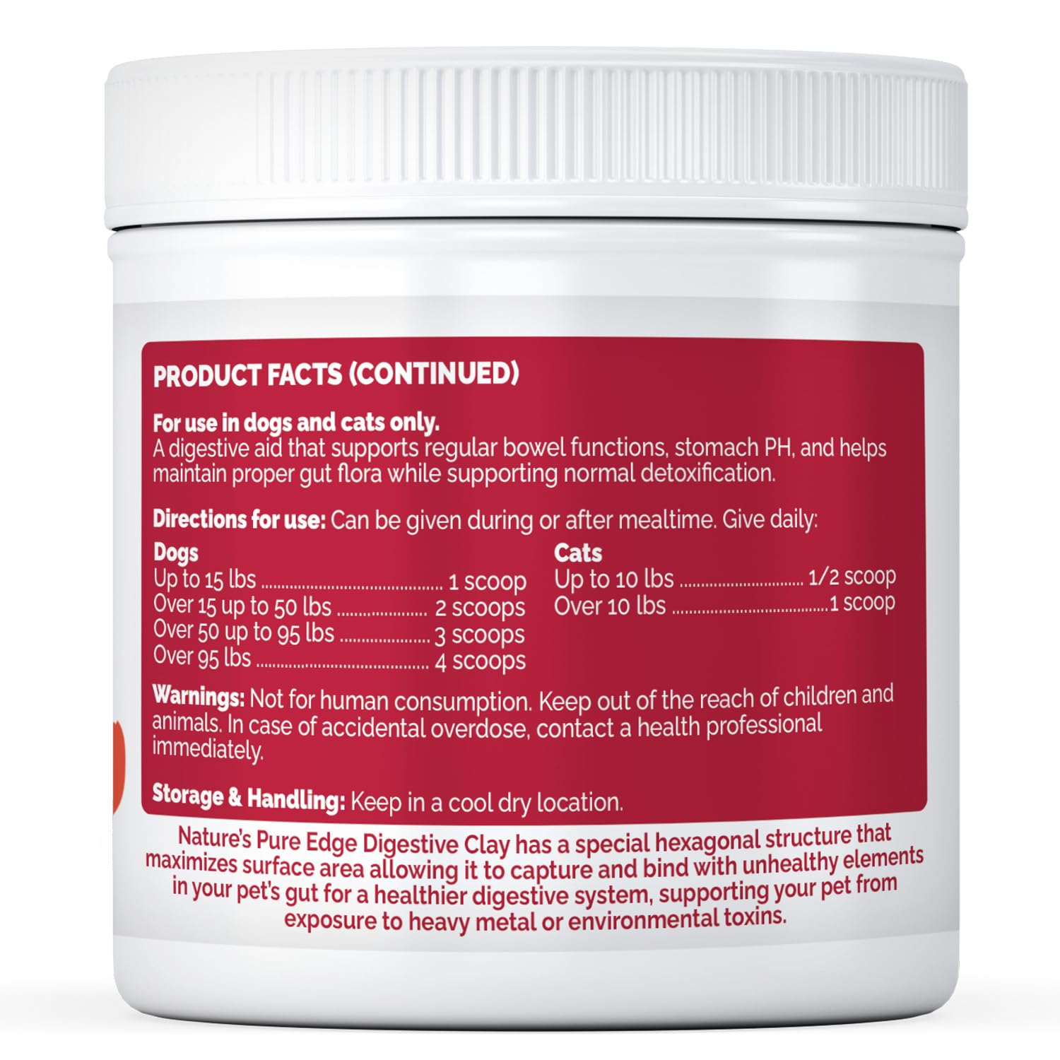 Nature's Pure Edge gato relajado tras uso, alivio digestivo perceptible