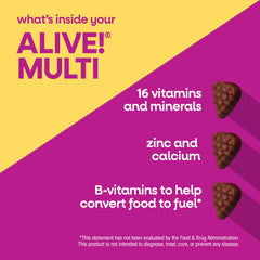 Nature's Way etiqueta con lista de vitaminas y mezcla de superalimentos