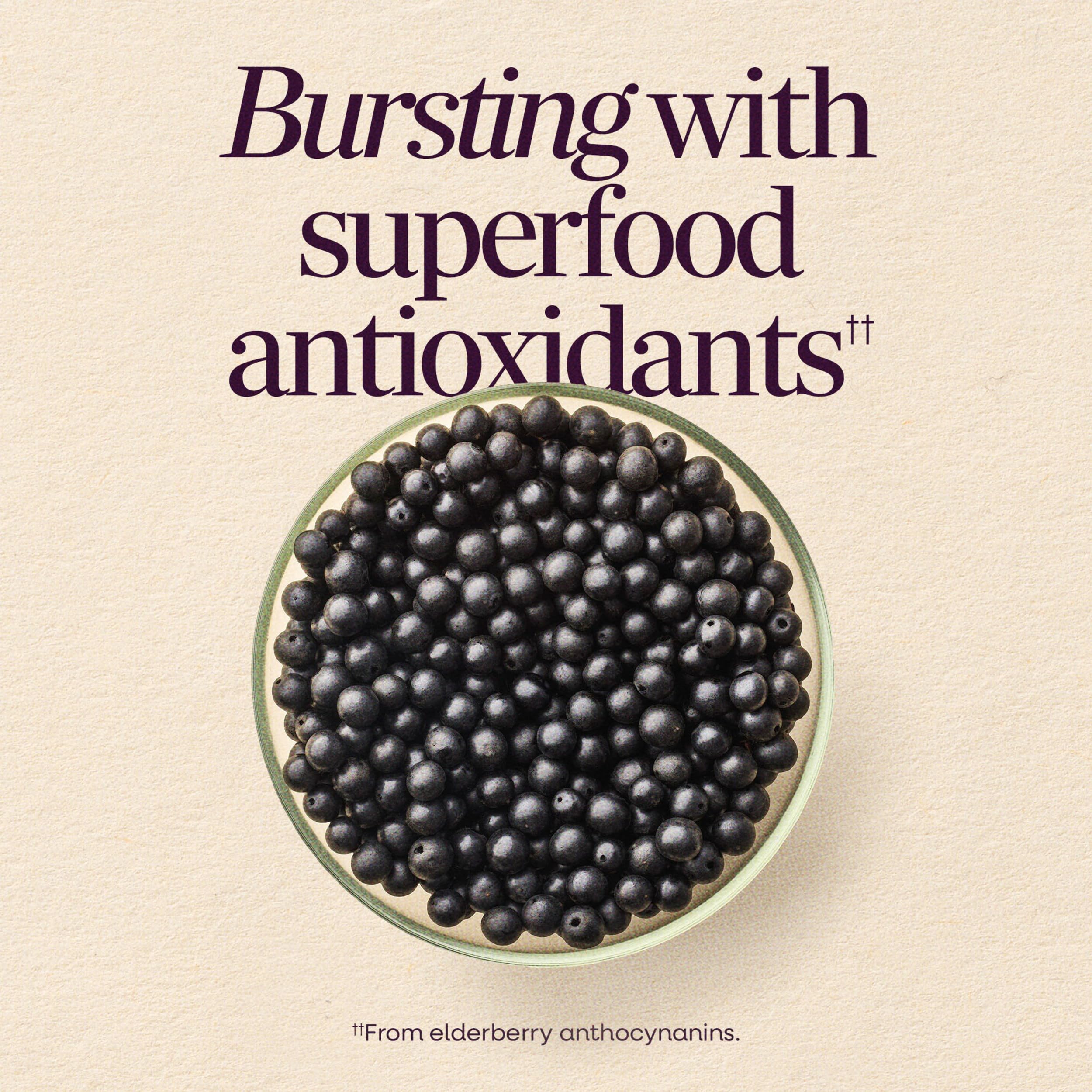 Nature's Way etiqueta nutricional visible, transparencia en ingredientes