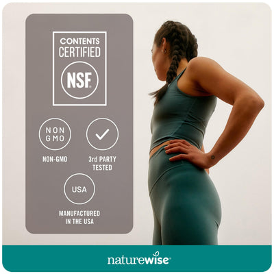 NatureWise cápsula abierta con gota de aceite mostrando pureza