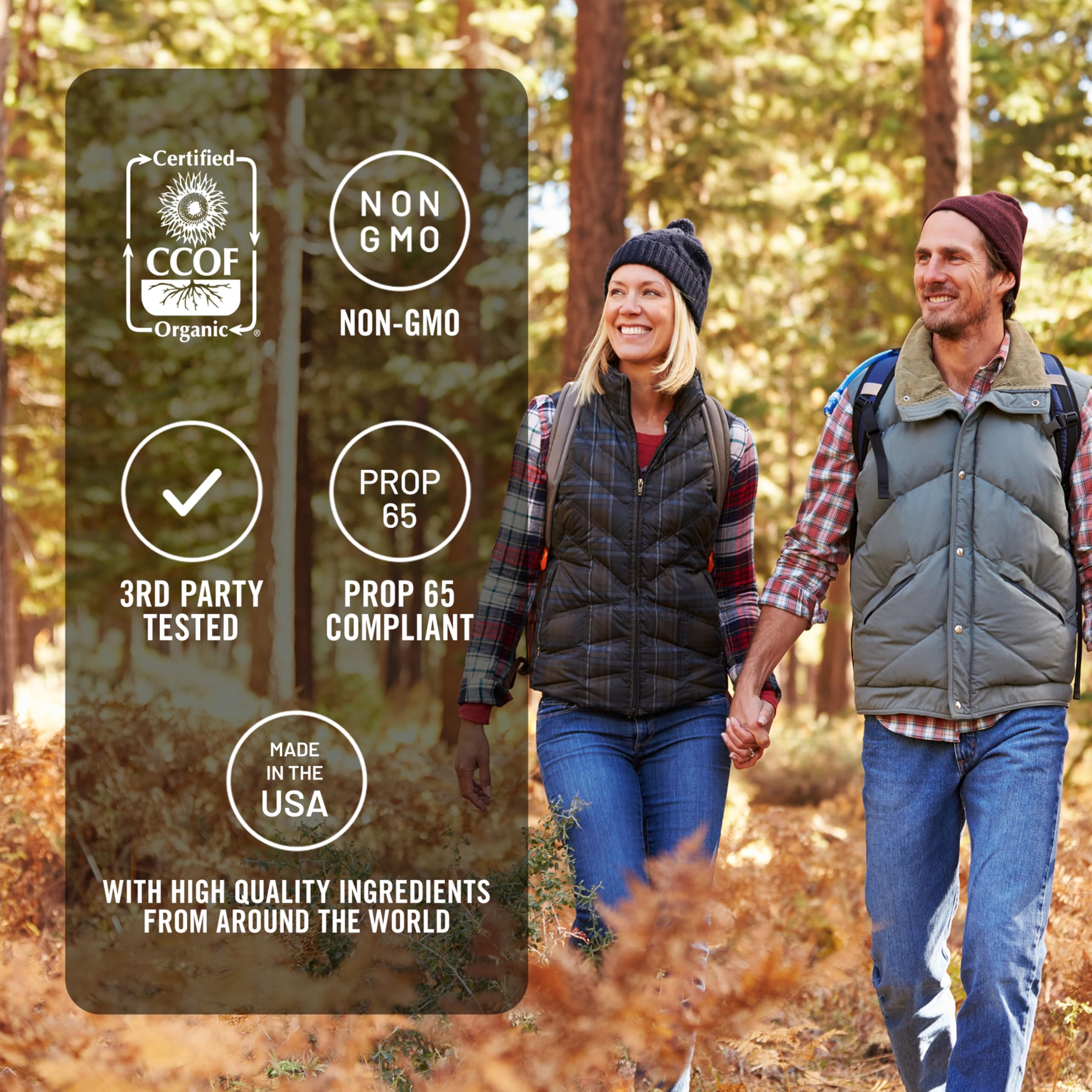 NatureWise etiqueta con información nutricional que resalta perfil de ALA