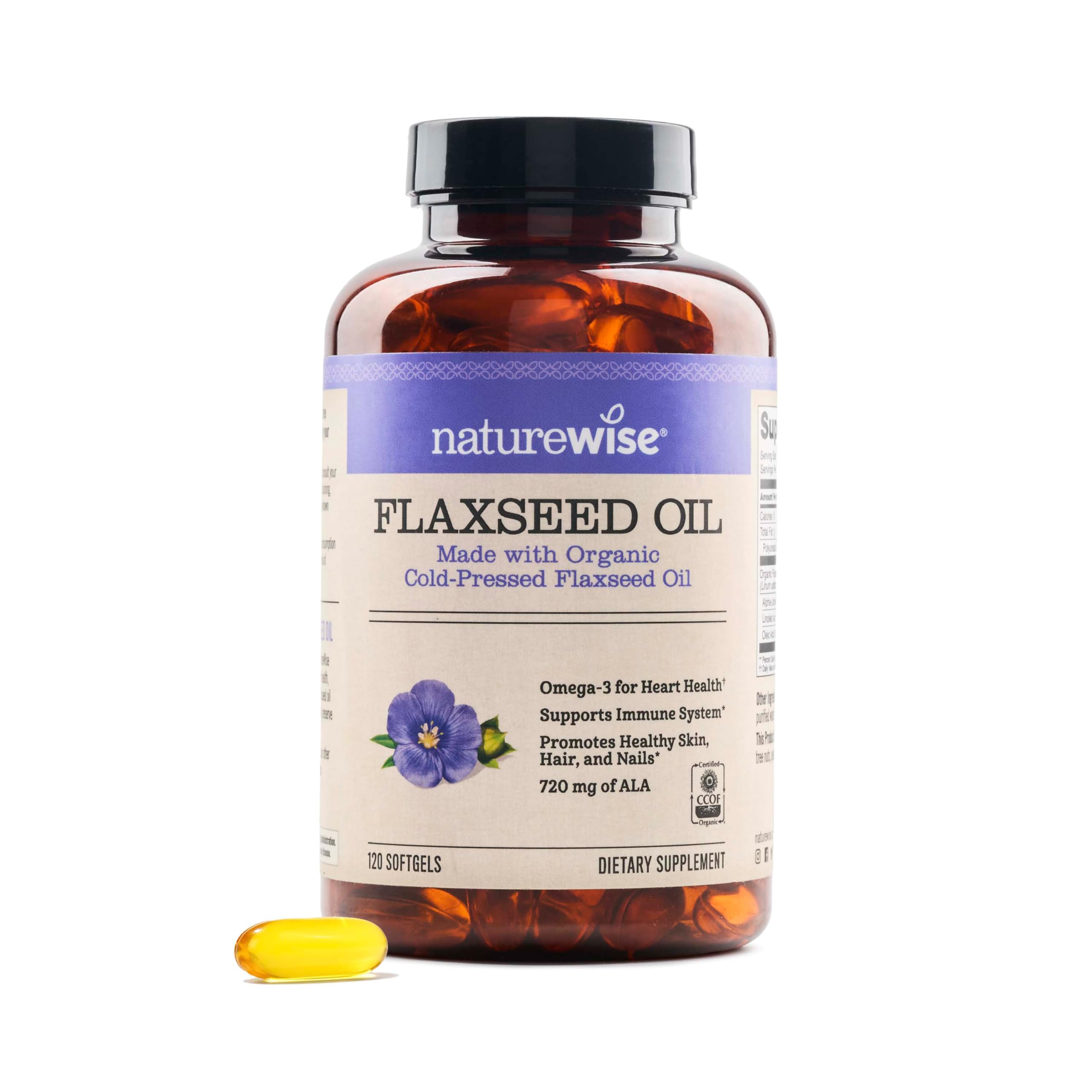 NatureWise frontal del envase mostrando el producto y beneficios en la etiqueta