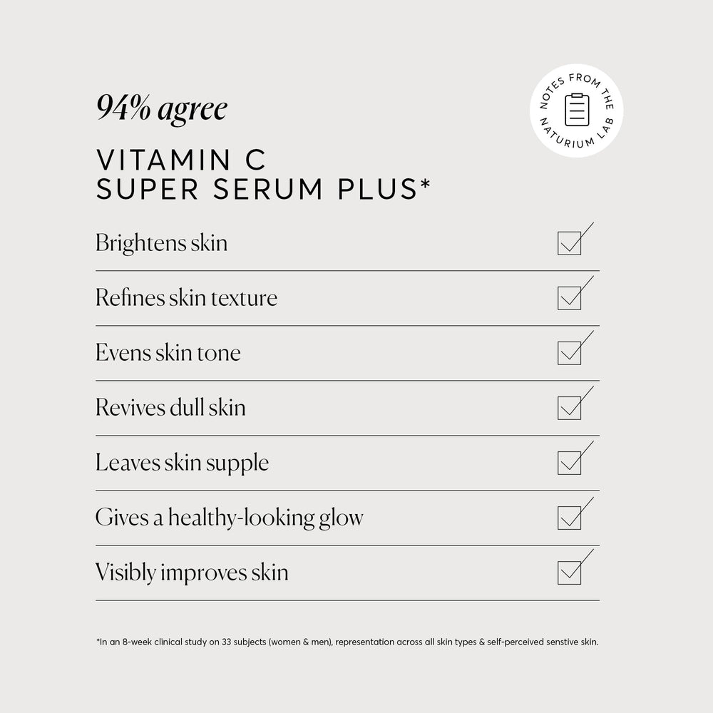 Naturium etiqueta con lista de ingredientes clave visible y legible