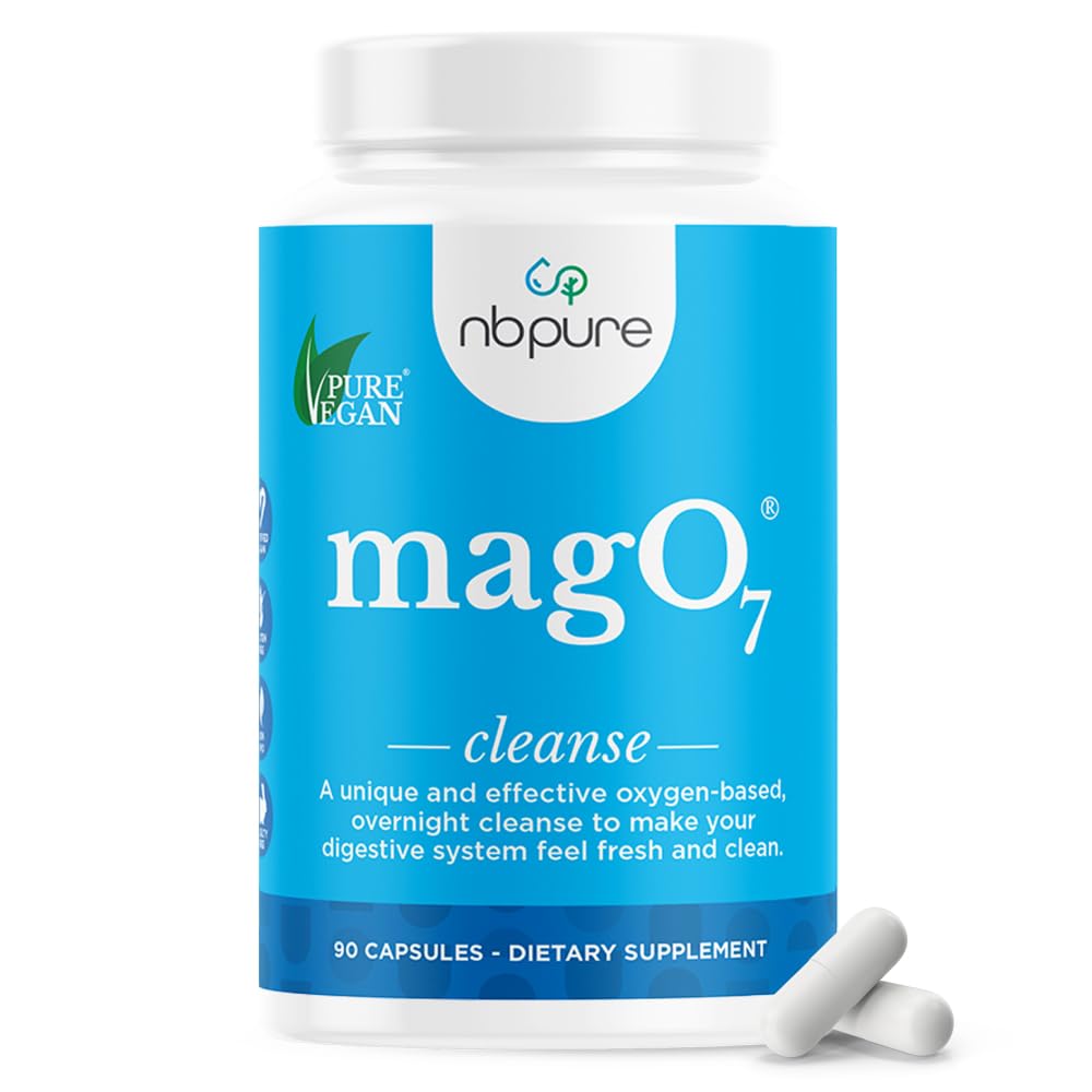 nbpure MagO7 front packaging showing bottle and label benefits