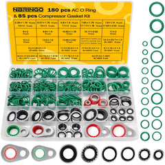 NBRINGO vista frontal del kit de 265 piezas organizado, facilita selección rápida