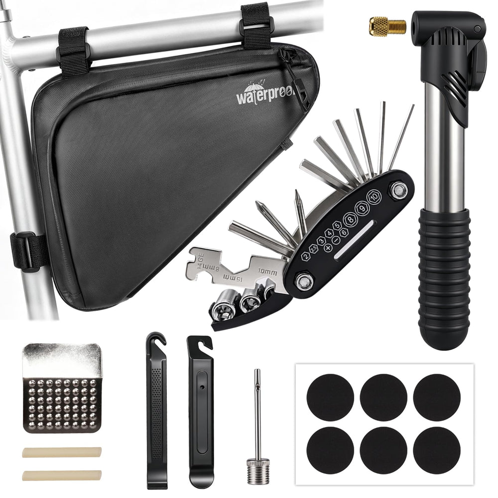 NDakter bolsa triangular frontal mostrando almacenamiento seguro