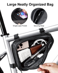 NDakter ajuste con correas velcro en tubo superior y diagonal manteniendo estabilidad