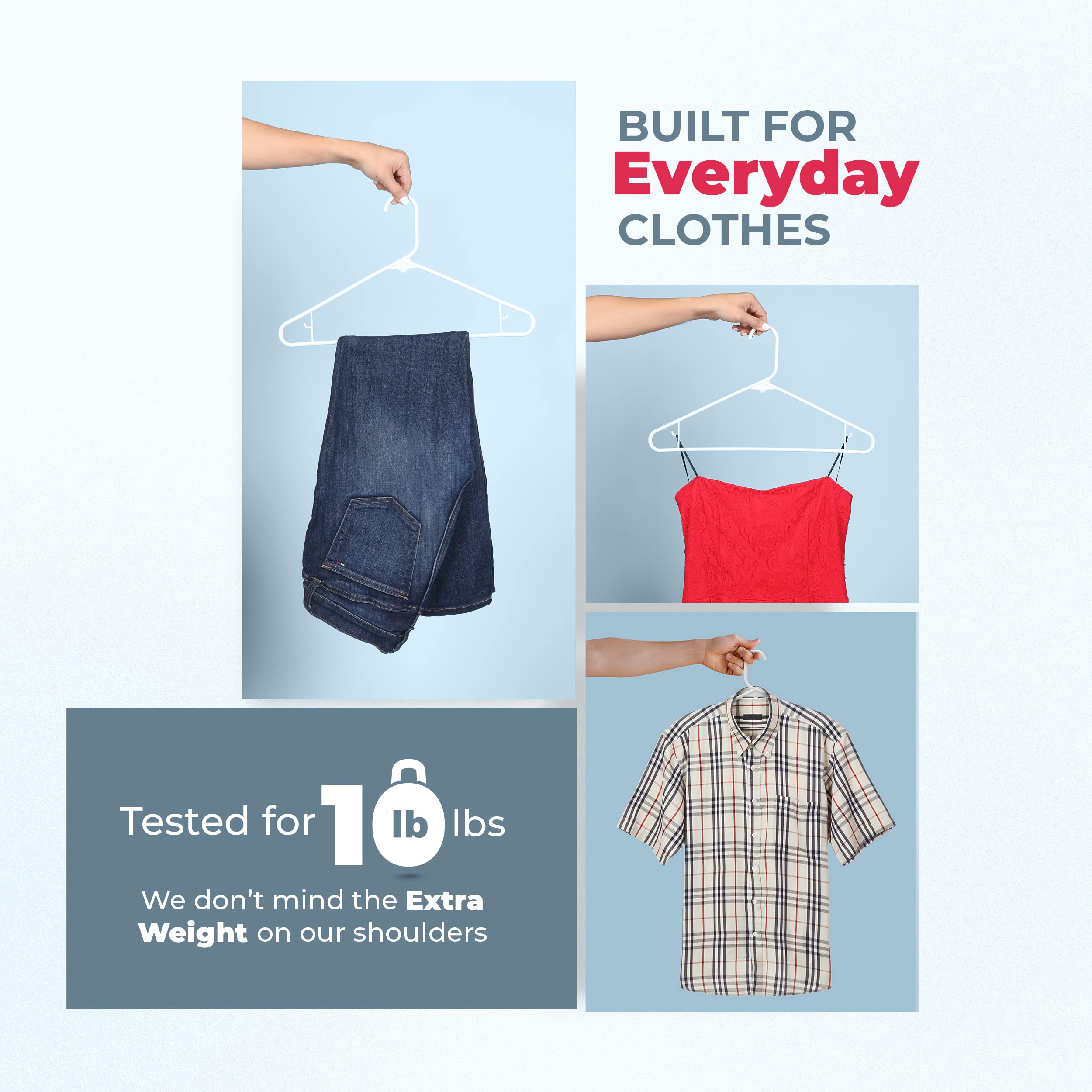 Barra central de Neaties diseñada para colgar pantalones sin arrugas