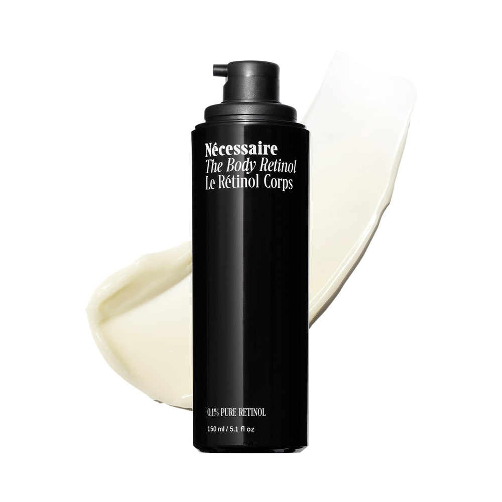 Nécessaire front packaging showing bottle and clean design for clear product identification
