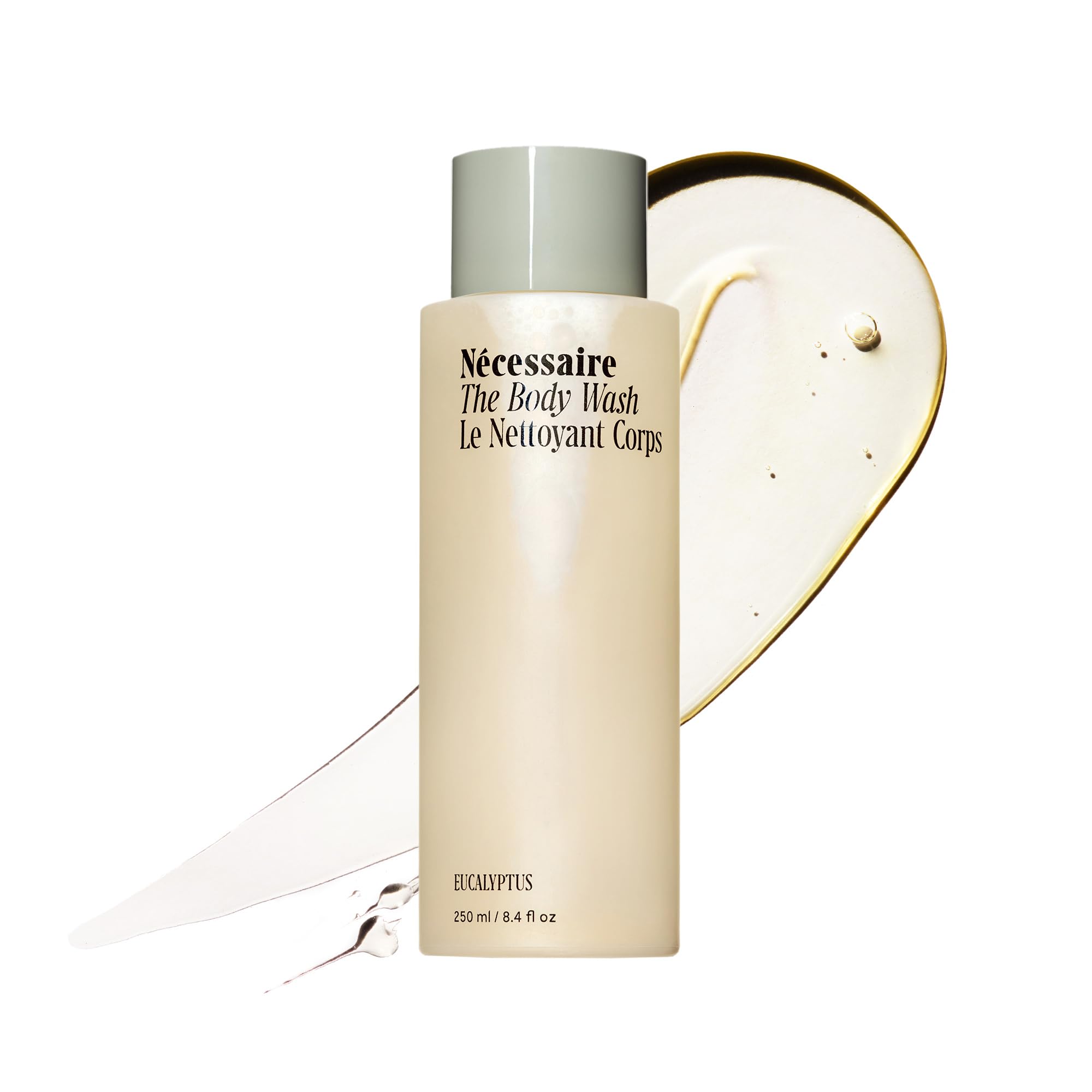 Nécessaire envase frontal del gel con aroma eucalipto, aspecto limpio y atractivo
