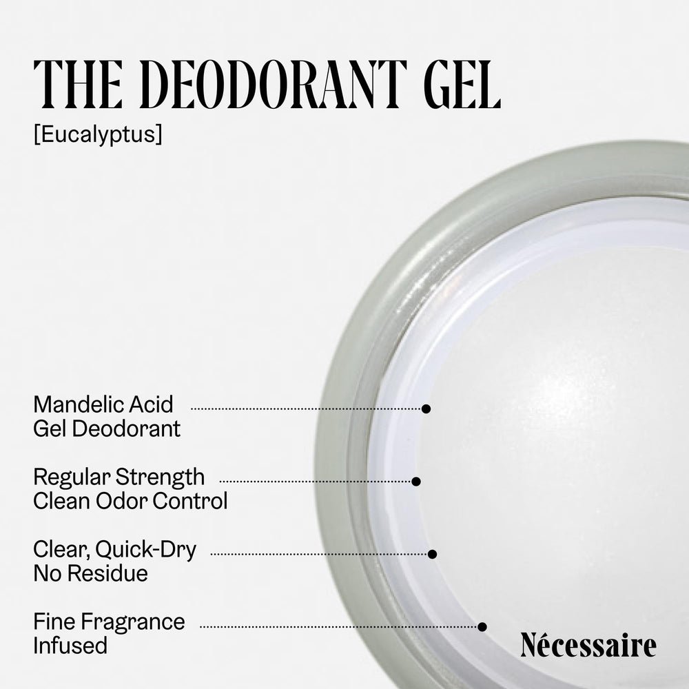 Nécessaire textura en gel mostrando consistencia ligera y absorción rápida